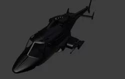 Bell 222 Airwolf helicopter (Fuselages for 450)