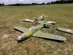 Bell P63 Kingcobra flying model 1:12 scale
