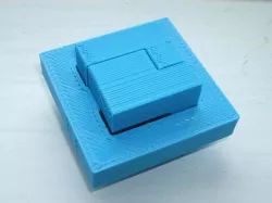 Bisect Cube puzzle by Osanori Yamamoto