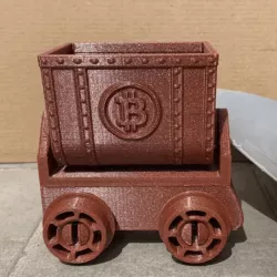 Bitcoin mining cart