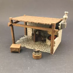 Blacksmith Shop for 28mm miniatures gaming