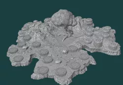 Blood rage 3d board