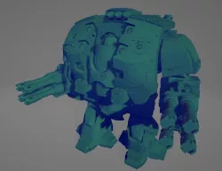 Blue Boys Ultramarines Big Leviathan Dred Robot