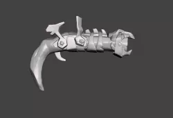 Bone Crusher Pistol 3D Model