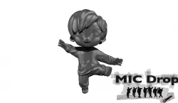 BTS J Hope animated Chibi Funko in MIC DROP
