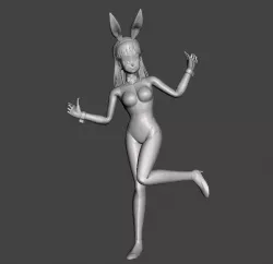 Bulma Bunny Costume 3D Model