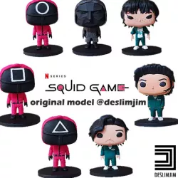 Bundle Complete Set with 7 Models - Squid Game Round 6 Six 오징어게임 OJINGEO GEIM FUNKO POP
