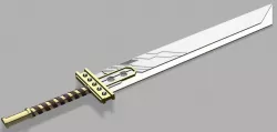 Buster Sword Bookmark