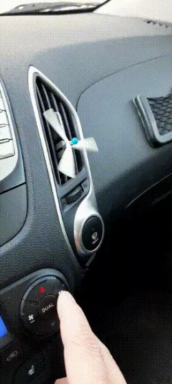 Car ventilation propeller