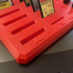 Card holder - XQD, SD, microSD, USB