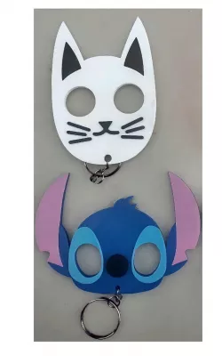 cat and stitch Self defense (cat and stitch self defense keychain)