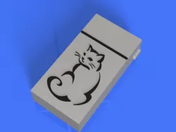 CAT CIGARETTE BOX