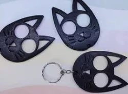 Cat selft defence key ring