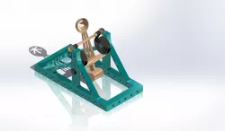 CATAPULT PLASTIC 3D MODEL CNC, ANCIENT STONE TOY FOR CHILDREN, DIY TOY PRINTS 3D
