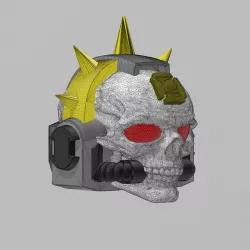 Chaplain helmet skull