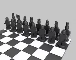 Chess With Lego Characters
