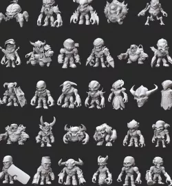 Collectable Toys Complete Set Doom Eternal Half Price