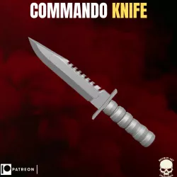 Commando Knife for action figures