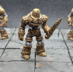 Construct Miniature, Warcast Soldier w/ Sword