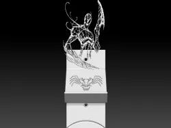 CONTROLLER AND HEADSET HOLDER - CARNAGE MODEL 3D PRINT MODEL