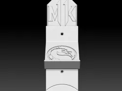 CONTROLLER AND HEADSET HOLDER - MORTAL KOMBAT MODEL 3D PRINT MODEL