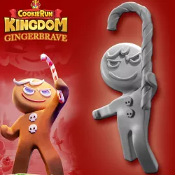 COOKIE RUN GINGERBRAVE - CHRISTMAS TREE DECORATION CANDY CANE
