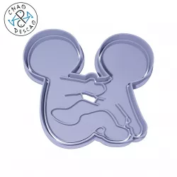 Cookie Sutra P22 - Cookie Cutter - Fondant - Polymer Clay