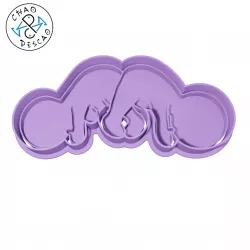 Cookie Sutra P7 - Cookie Cutter - Fondant - Polymer Clay
