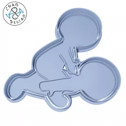 Cookie Sutra P8 - Cookie Cutter - Fondant - Polymer Clay
