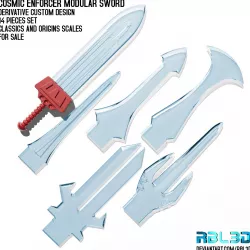 Cosmic Enforcer Modular Sword custom motu weapon