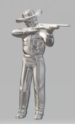 Cowboy With Shotgun