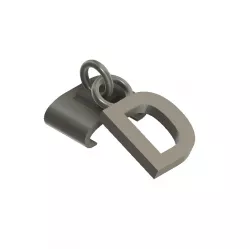 CROCS PENDANT (LETTER 'D')
