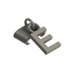 CROCS PENDANT (LETTER 'E')
