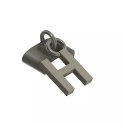 CROCS PENDANT (LETTER 'H')