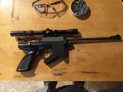 Crosman 2240 dovetail rail/foregrip
