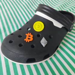 Crypto Pin Collection - Croc´s Charm - BTC ETH DOGE