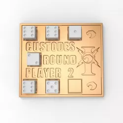 CUSTODES MINI GAME TRACKERS FOR GAME ROUND AND COMMAND POINTS