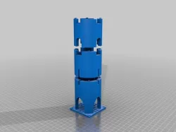 Customizable castle-tower_round : modular system floor