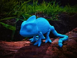 Cute Flexible Chameleon