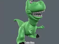 Cute Rex (Easy print and Easy Assembly)