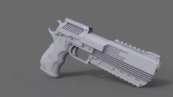Cyberpunk Pistol