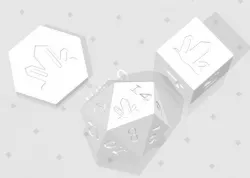 D2, D6 and D20 - Crystal Symbol Logo