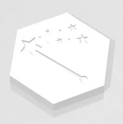 D2 - Magic Wand Symbol Logo