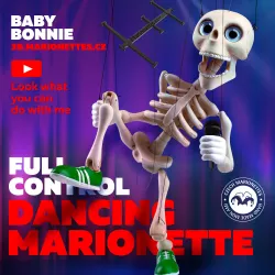 Dancing marionette – Baby Bonnie string puppet