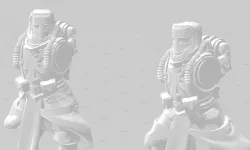 Desert Angry Space Guard Psychic Stormtroops Conversion Kit
