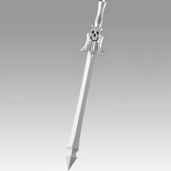 Devil May Cry Silver Cosplay Sword weapon props replica