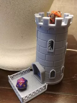 Dice Tower sized for resin printers