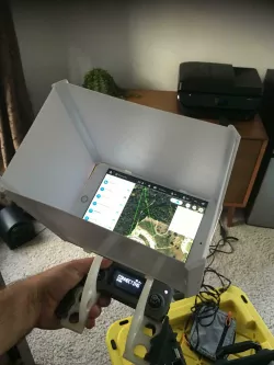 DJI Mavic 2 pro holder and sun shield for Ipad Mini