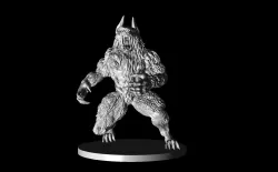 DnD werewolf figure miniature - tabletop mini
