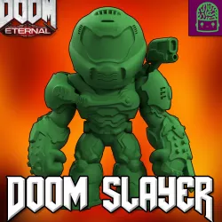 Doom Eternal Doom Slayer Collectible Figurine High Res Custom Model